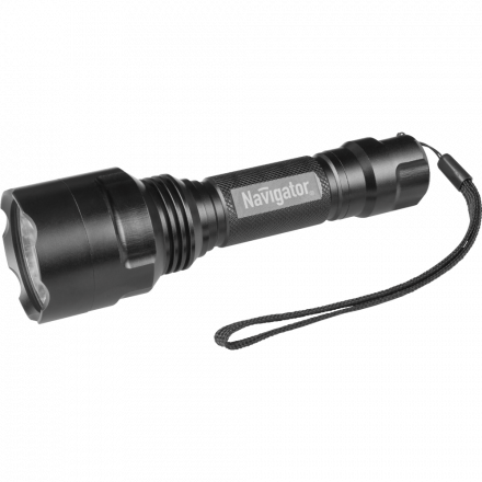 Фонарь светодиодный NPT-P03-18650 1 LED CREE 10Вт аккумуляторный металл