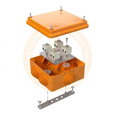 Коробка огнестойкая для о/п 40-0300-FR2.5-8 Е15-Е120 (100х100х50)