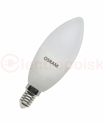 Лампа светодиодная LED Star Свеча 7Вт (замена 60Вт), 600Лм, 6500К, цоколь E14 OSRAM