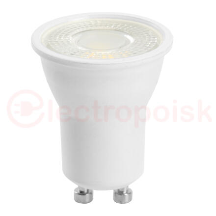 Лампа светодиодная LED 5вт 230в GU10 белый с линзой 38 гр.