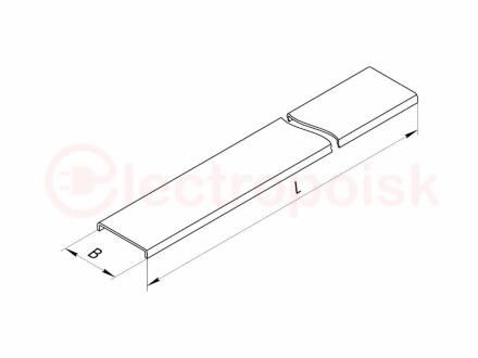 Крышка лотка КЛ 50x15