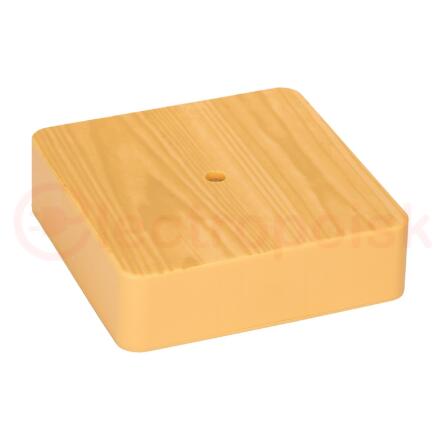 Коробка разветвительная KMP-030-032 (104х104х28) светлое дерево EKF PROxima