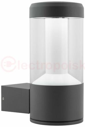 Светильник LGD-STEM-WALL-10W Warm3000 (GR, 185 deg, 230V) (ARL, IP65 Металл, 3 года)