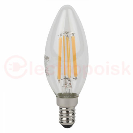 Лампа светодиодная филаментная LED Star Свеча 6Вт (замена 75Вт), 806Лм, 6500К, цоколь E14 OSRAM