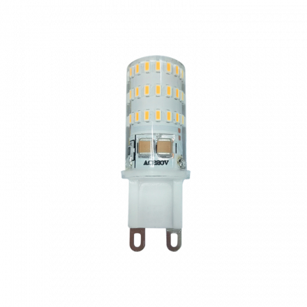 Лампа светодиодная LED 5Вт G9 300Лм белый 220V/50Hz БЛИСТЕР 2 шт.