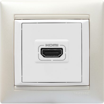 VALENA Розетка HDMI белая
