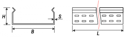 Лоток ЛПМЗ 250x100