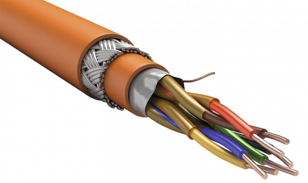 Кабель RS-485 1х2х1,13 Кнг(А)-FRLS оранжевый (200м)