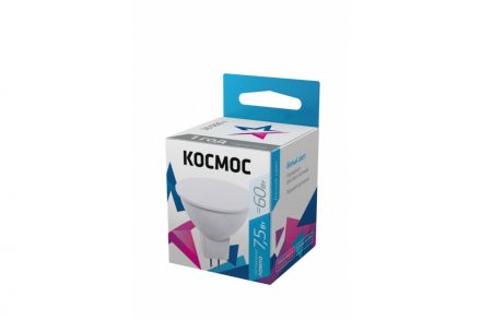 Лампа светодиодная LED 7.5Вт JCDR 220В GU5.3 D50х45 3000 теплый 590лм Космос