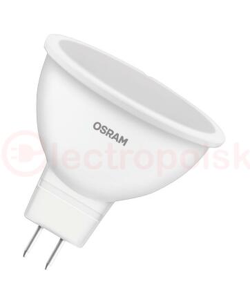 Лампа светодиодная LED 5Вт GU5.3 3000К 400лм 230V FR MR16 (замена 50Вт) OSRAM LS