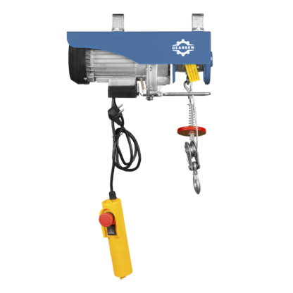 Мини электрическая таль стационарная GEARSEN PA 220В, 125/250кг, 12/6м