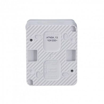 AtlasDesign Profi54 выключатель одноклавишный с подсветкой IP54 10 АХ, БЕЛЫЙ, Россия
