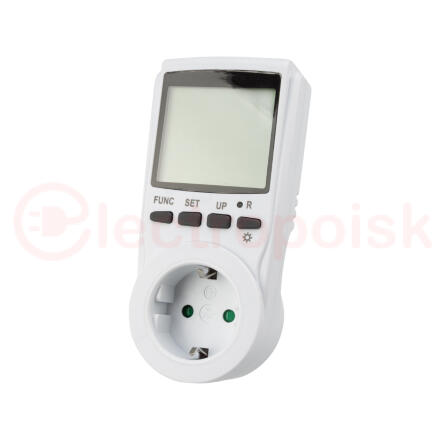 Ваттметр с подсветкой RX-11 вертик 2х тарифный 16А