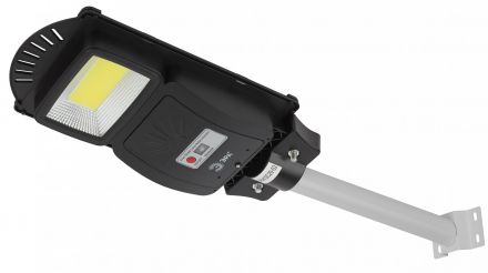 Консольный светильник на солн. бат.,SMD,с кронштейном,20W, с датч. движ.,ПДУ,400lm, 5000К, IP65 ЭРА